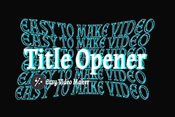 Title Opener – Text Video Shapes of Handwriting Fonts