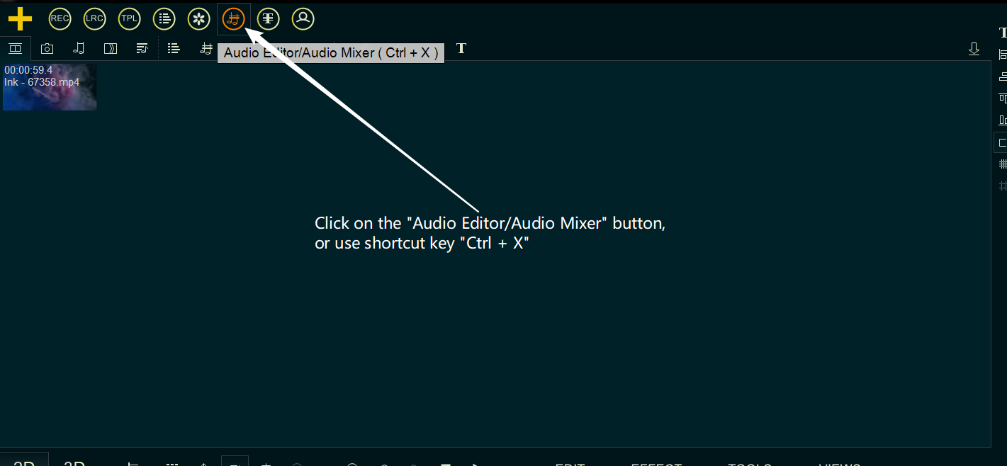 run audio mixer