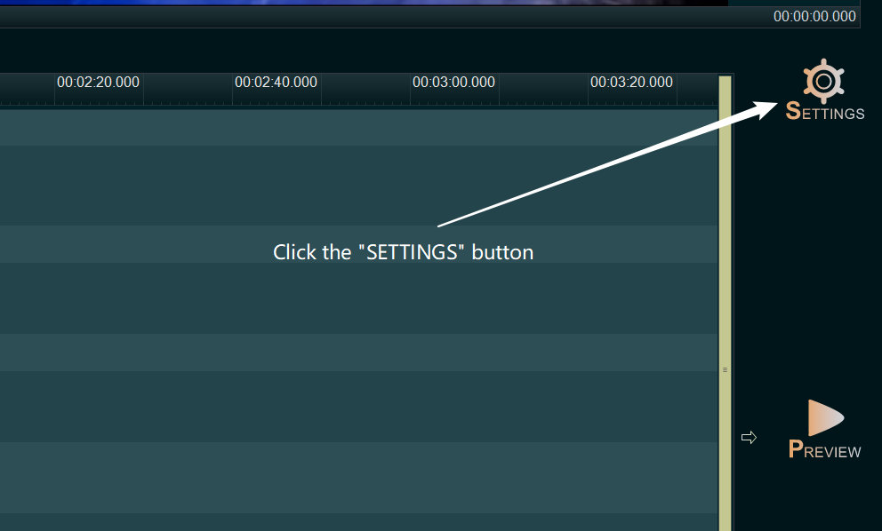 settings button